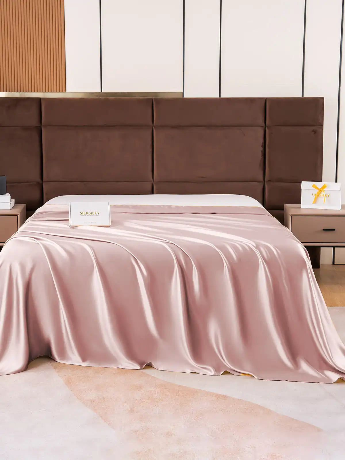 19Momme Mulberry Silk Seamless Flat Sheet