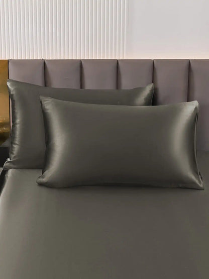 2Pcs 22Momme 100% Mulberry Silk Pillowcases Bundle - Envelope Closure