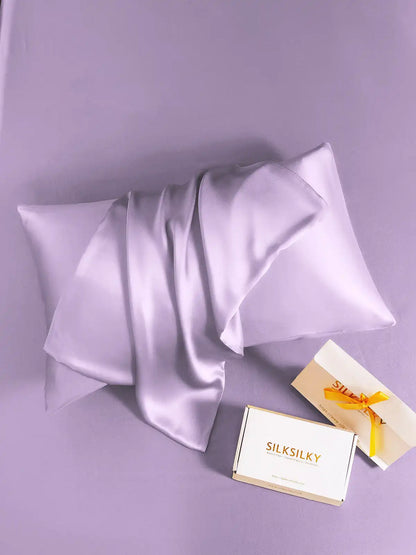 2Pcs 19Momme 100% Mulberry Silk Pillowcases Bundle - Envelope