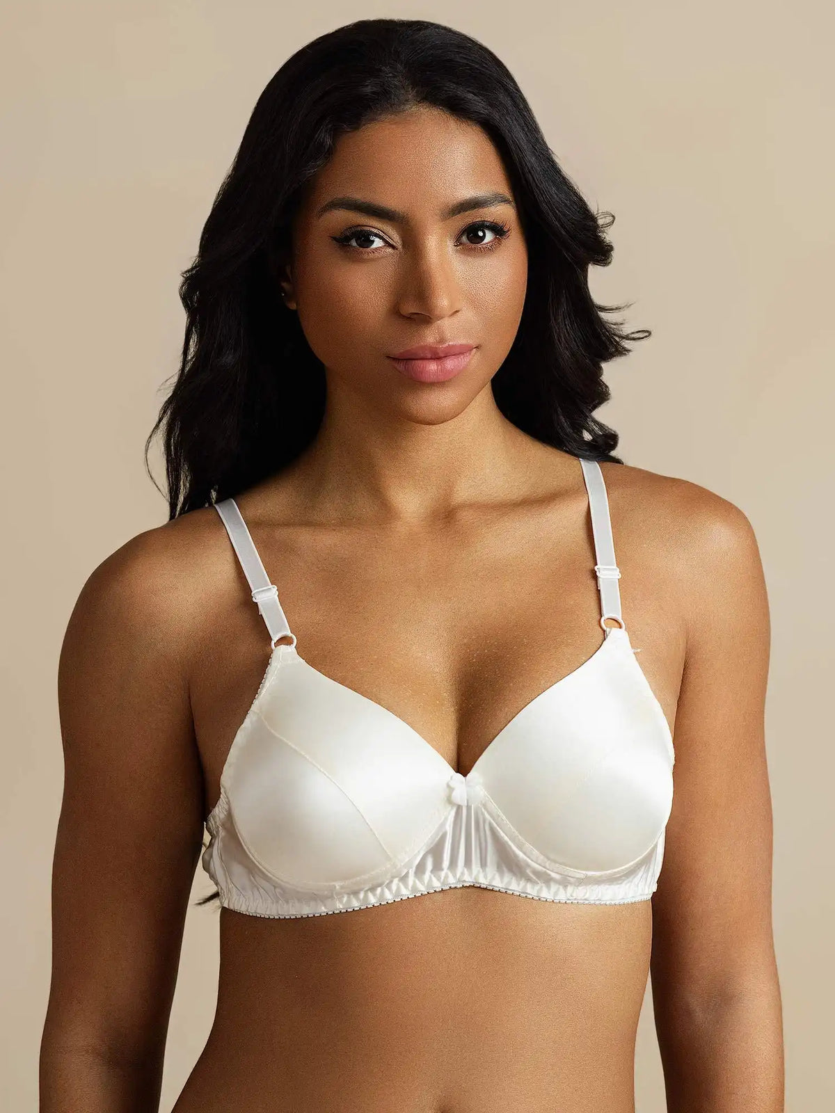 100% Mulberry Silk Classic Full Bra with Adjustable Straps