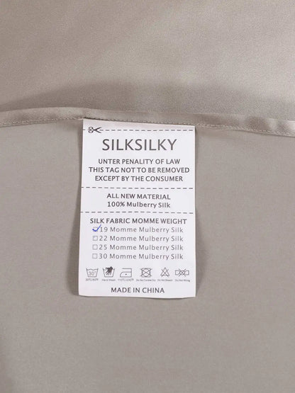 25Momme 3Pcs Silk Set Flat Sheet+2x Pillowcases