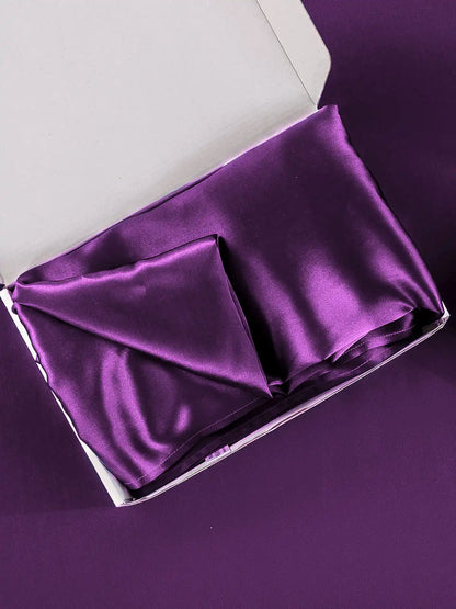 2Pcs 19Momme 100% Mulberry Silk Pillowcases Bundle - Envelope