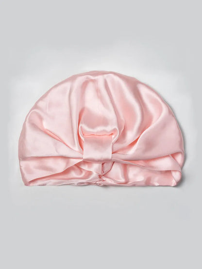 100% Mulberry Silk Sleep Cap Double Layer Night Turban Bonnet
