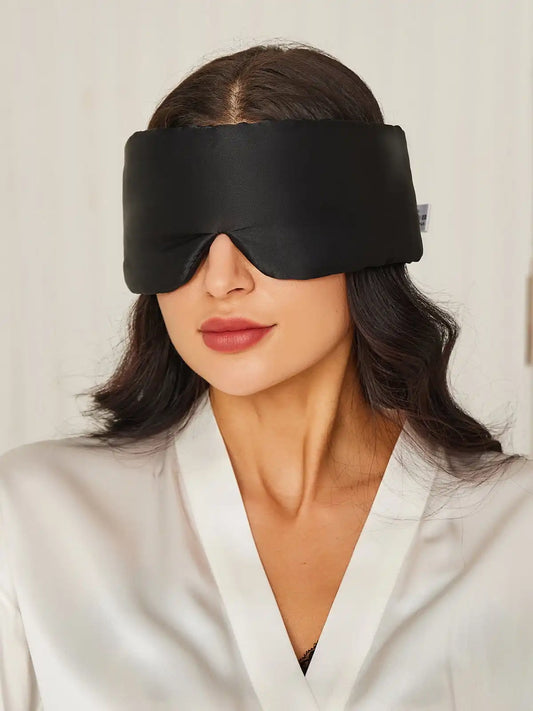 100% Mulberry Silk One Piece Silk Sleep Eye Mask With Velcro
