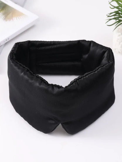 100% Mulberry Silk One Piece Silk Sleep Eye Mask With Velcro