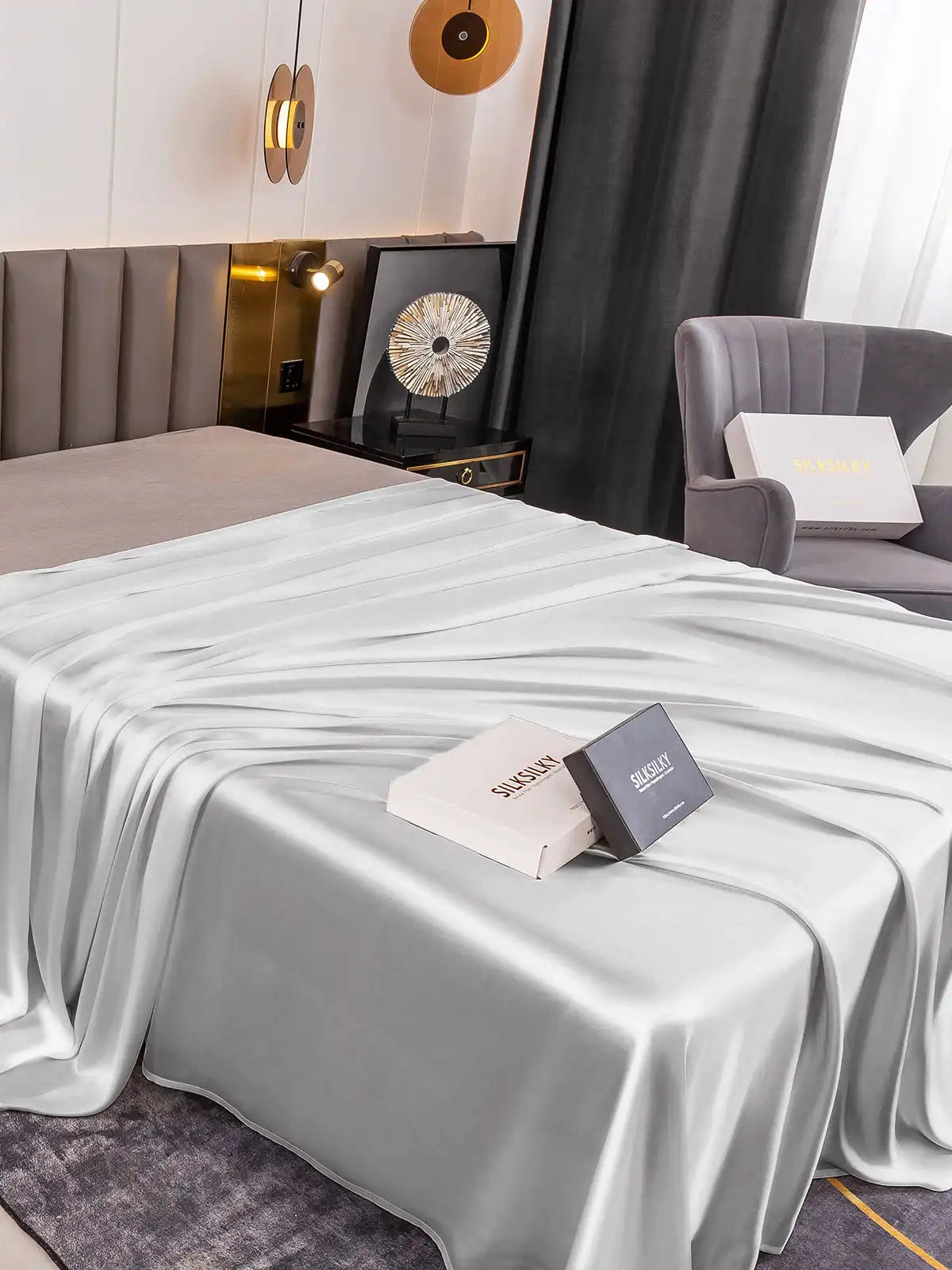 19Momme Mulberry Silk Seamless Flat Sheet