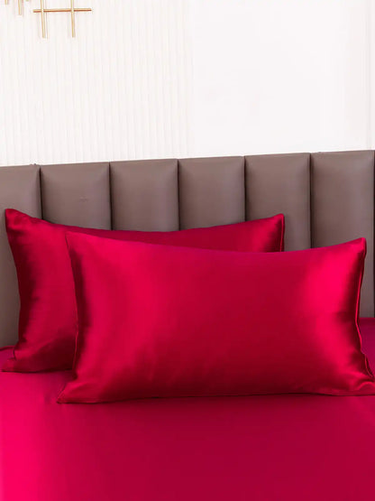 2Pcs 22Momme 100% Silk Pillowcases Bundle - Hidden Zipper