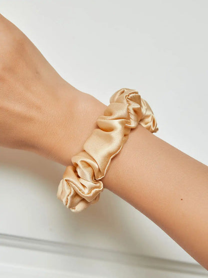 100% Mulberry Silk Soft Classic Hair Scrunchie - 2cm