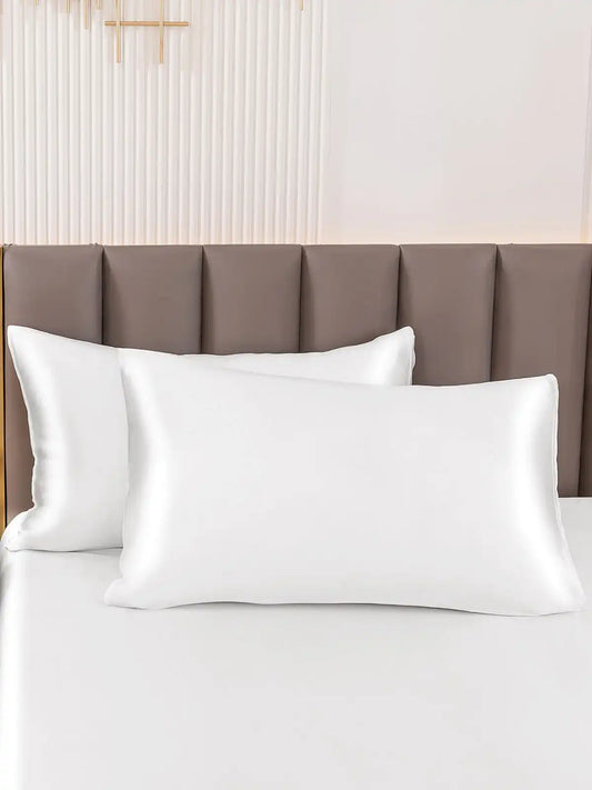 2Pcs 19Momme 100% Mulberry Silk Pillowcases Bundle - Envelope