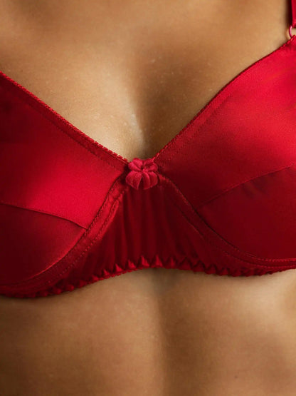 100% Mulberry Silk Classic Full Bra with Adjustable Straps
