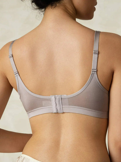 Comfortable Wireless Silk Jersey Bra