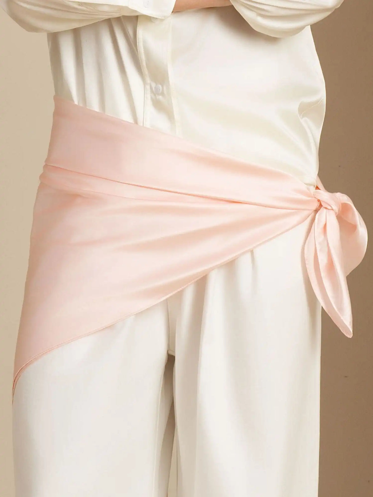 100% Mulberry Silk Classic  Elegant Square Scarf - Size 90x90cm