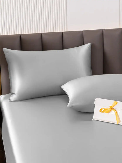 2Pcs 19Momme 100% Mulberry Silk Pillowcases Bundle - Envelope