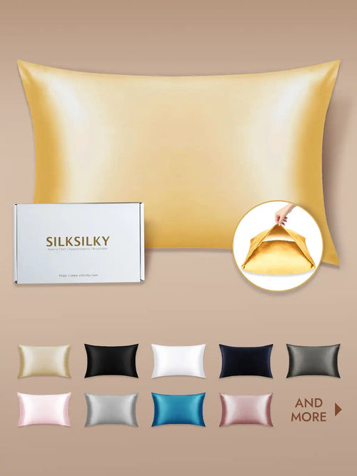 22Momme 100% Mulberry Silk Pillowcase - Envelope Closure
