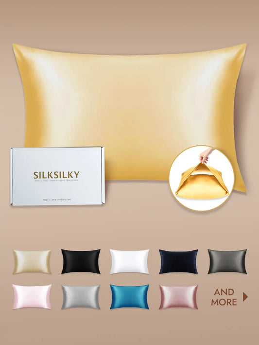22Momme 100% Mulberry Silk Pillowcase - Envelope Closure