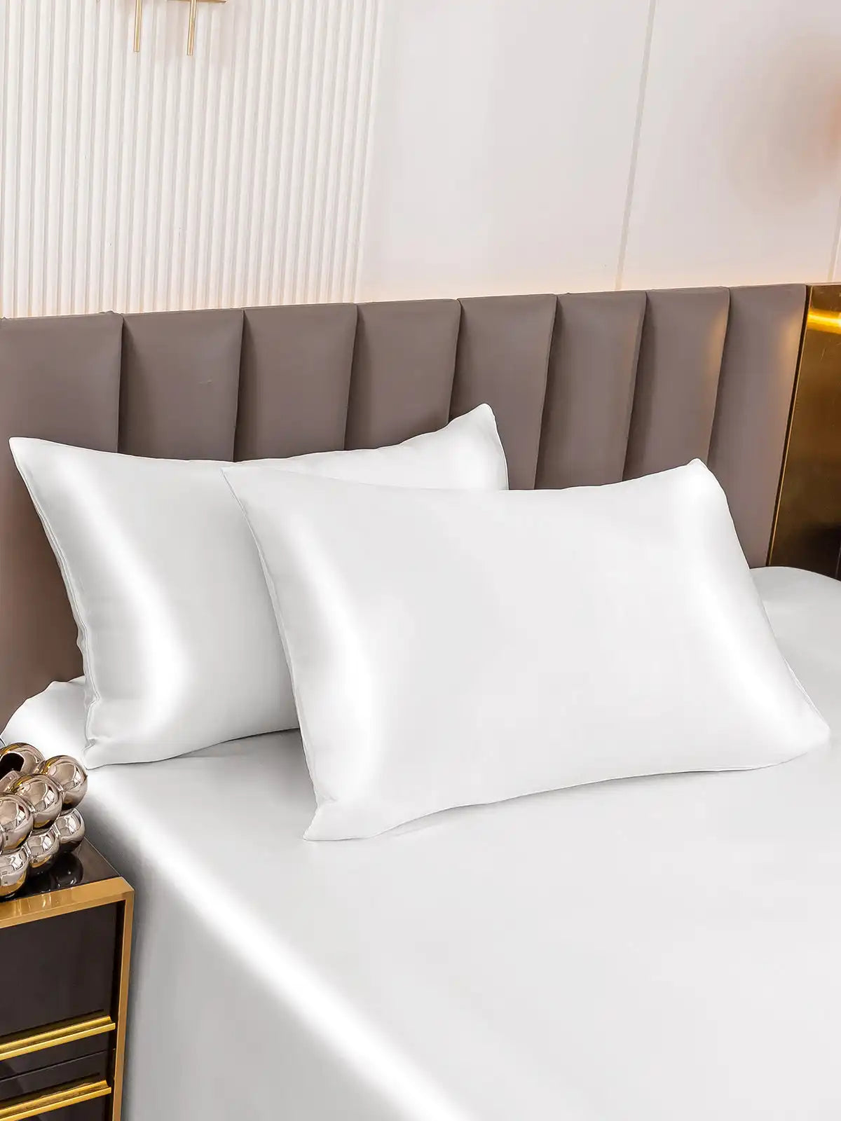 2Pcs 19Momme 100% Mulberry Silk Pillowcases Bundle - Envelope
