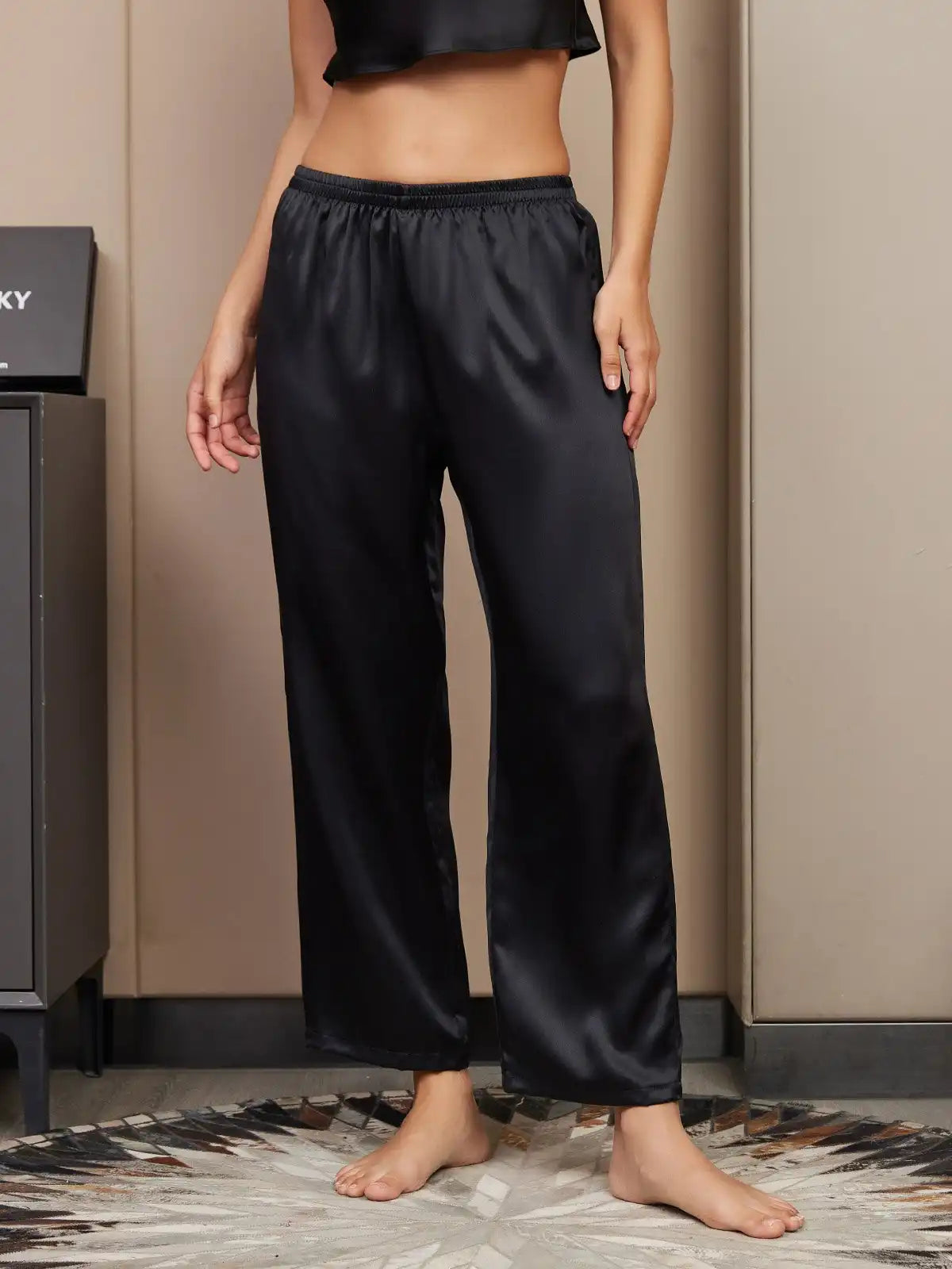 100% Mulberry Silk Classic Women's Sleep Pants