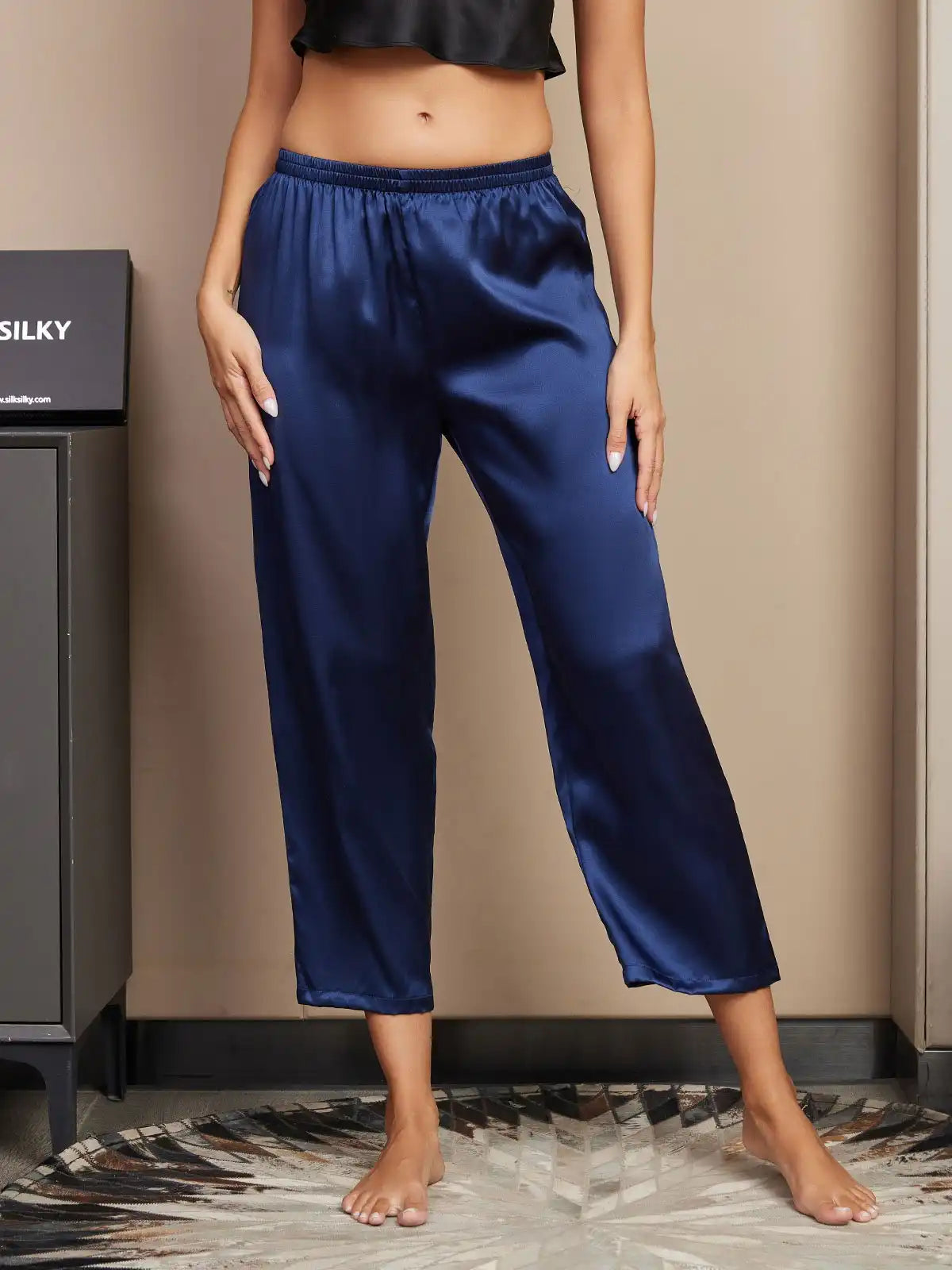 100% Mulberry Silk Classic Women's Sleep Pants