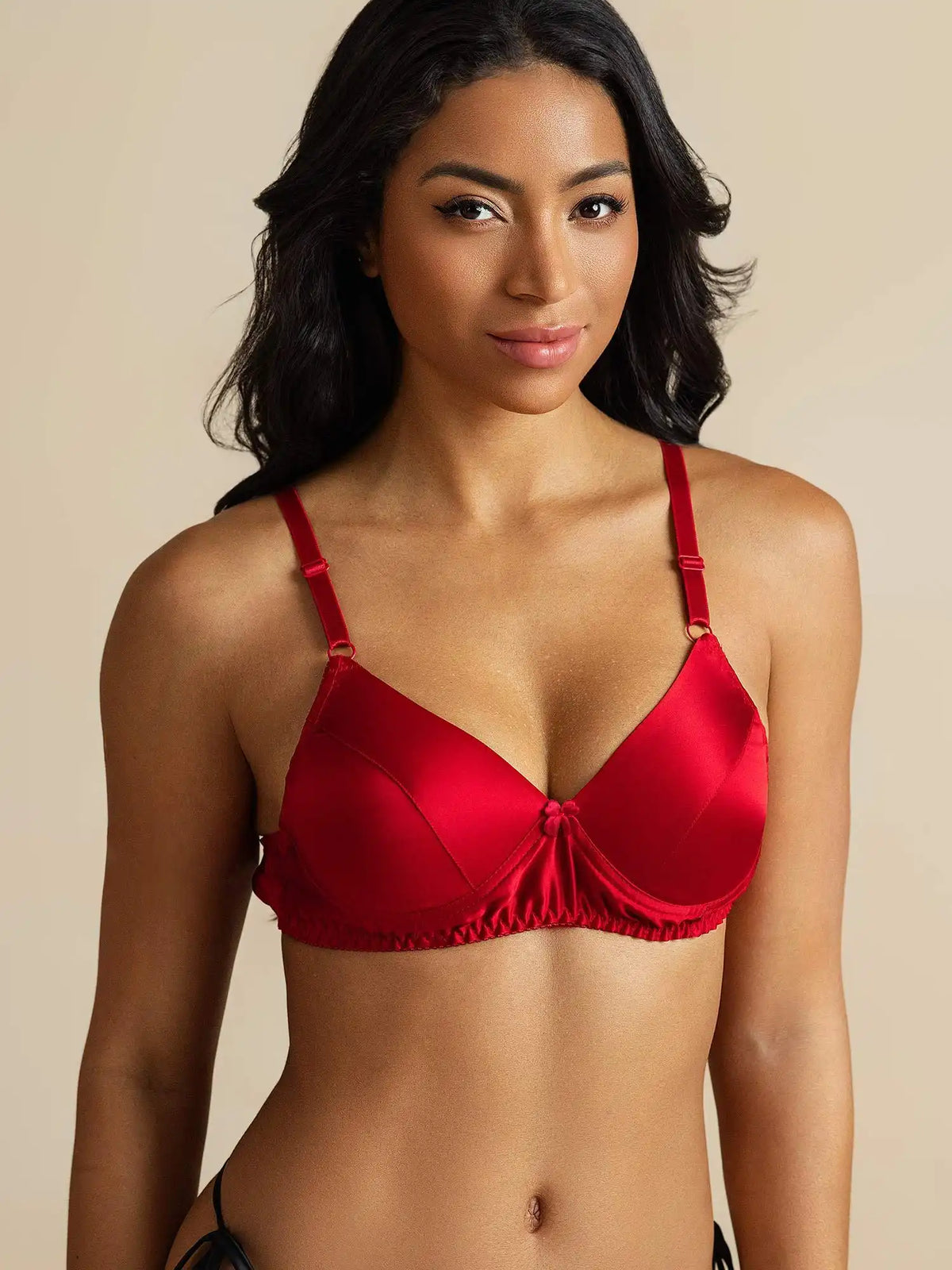 100% Mulberry Silk Classic Full Bra with Adjustable Straps