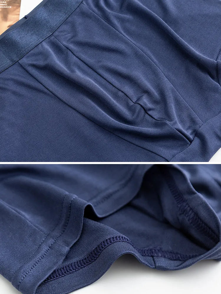 Men‘s 100% Mulberry Silk Boxer Briefs Underwear