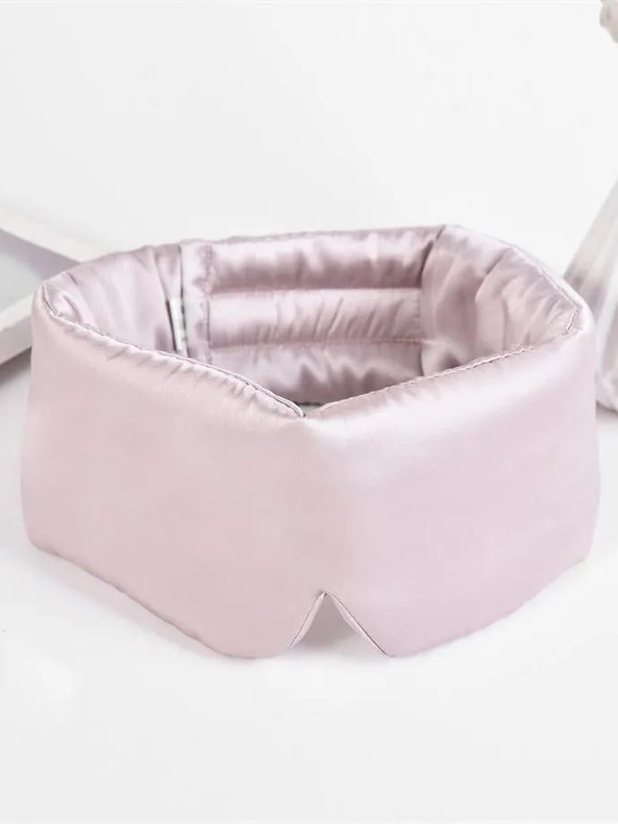 100% Mulberry Silk One Piece Silk Sleep Eye Mask With Velcro
