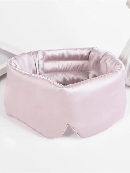 100% Mulberry Silk One Piece Silk Sleep Eye Mask With Velcro