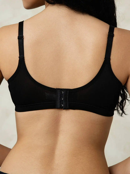 Comfortable Wireless Silk Jersey Bra