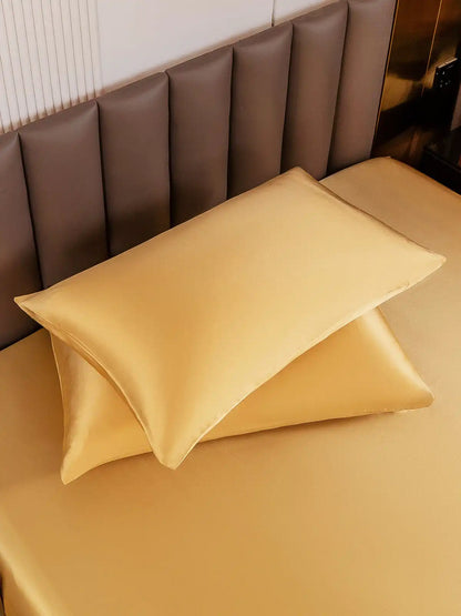 2Pcs 22Momme 100% Mulberry Silk Pillowcases Bundle - Envelope Closure